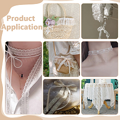 10м 5 стиля ажурные хлопковые кружевные ленты с цветами&nbsp;OCOR-UN0001-14