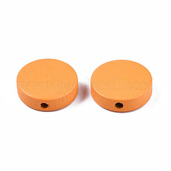 Расписные бусины из натурального тополя&nbsp;WOOD-S045-063A-03