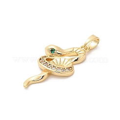 Латунные микро проложить кубического циркония подвески&nbsp;KK-C108-01F-G