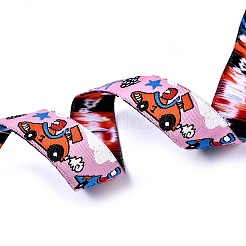 Вышитая жаккардовая лента из полиэстера&nbsp;SRIB-K008-B04