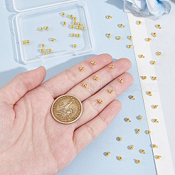 60шт латунные обжимные бусины&nbsp;FIND-UN0004-34A