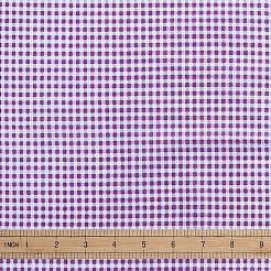 Tissu en fibres de coton tartan&nbsp;DIY-WH0504-685C