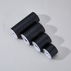 4 Rolle 4 Stile Kohlefaser wasserdichte selbstklebende Autoaufkleber&nbsp;AJEW-FH0004-14