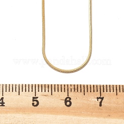 Collares de cadena de serpiente de acero inoxidable 304 con revestimiento iónico (IP)&nbsp;LS-STAS-F094-24G