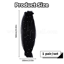 1 paio di maniche lunghe in pizzo di poliestere da donna&nbsp;AJEW-HS0001-20