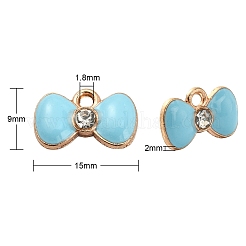 40шт 4 цвета сплава эмаль подвески&nbsp;ENAM-CJ0002-34