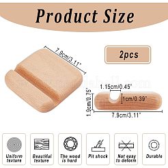 Держатели для мобильных телефонов из бука&nbsp;AJEW-WH0248-153