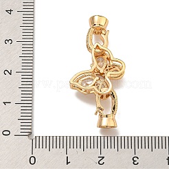 Латунное микропейв&nbsp;KK-U037-11G-02