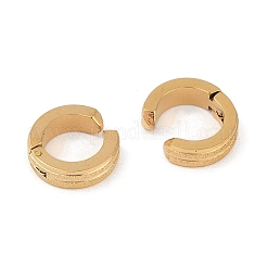 Ионное покрытие (ip) молния песок 304 нержавеющая сталь клипсы&nbsp;EJEW-M001-08G