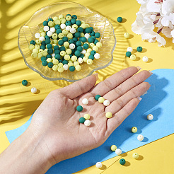 191~193шт прорезиненные силиконовые акриловые бусины с имитацией силикона&nbsp;MACR-TA0001-94A