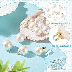 10 pendentif en perle baroque naturelle Keshi&nbsp;PALLOY-TA00377