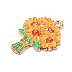 Pendente smaltati in lega&nbsp;ENAM-I089-02G-02