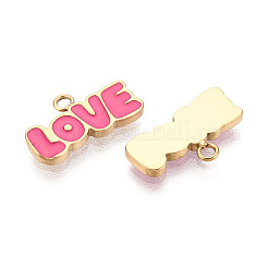 Подвески из нержавеющей стали 304 с эмалью&nbsp;STAS-T068-02B