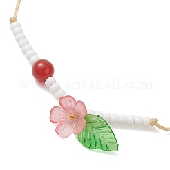 6 браслет из натуральных аметистов&nbsp;BJEW-MZ00312