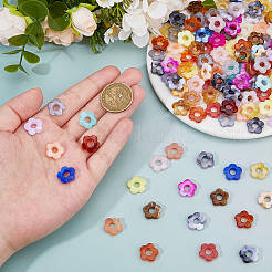 200 шт. прозрачные акриловые бусины градиентного цвета&nbsp;OACR-DC0001-49