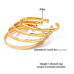 4 set di braccialetti in lega per donna&nbsp;WG45AE5-01