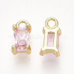 Breloques en laiton avec zircone cubique&nbsp;X-KK-S350-367B