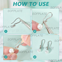 60 шт. фурнитура для сережек из латунной проволоки&nbsp;FIND-SP0003-67B-P