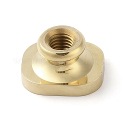 Teste di timbri in ottone con cornice floreale&nbsp;AJEW-M037-05G-01