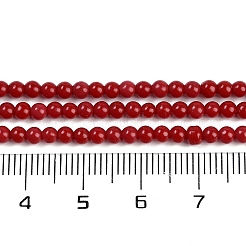 Chapelets de perles en corail synthétique&nbsp;X-CORA-M003-01