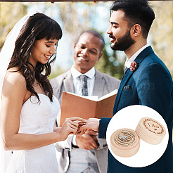 Деревянные ящики для хранения перстней&nbsp;CON-WH0086-063B