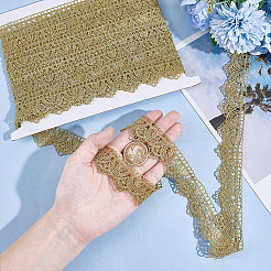 Цветочная кружевная лента&nbsp;OCOR-WH0097-90A