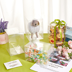 Прозрачная пластиковая ПВХ коробка подарочная упаковка&nbsp;LS-CON-WH0085-68B