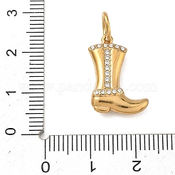 Ciondoli in strass in acciaio inossidabile 304&nbsp;FIND-T075-07G
