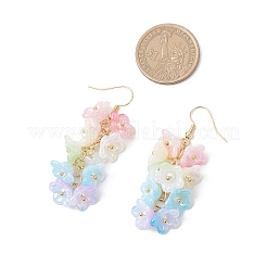 Акриловые болтающиеся серьги стержня&nbsp;EJEW-TA00677