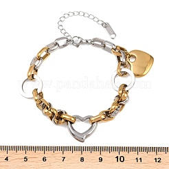 201 браслет-цепочка из нержавеющей стали&nbsp;BJEW-P380-01A