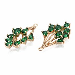 Латунные микро проложить кубического циркония подвески&nbsp;KK-R111-006-A01