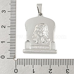 Anlaufgeschützte Anhänger aus 304er Edelstahl&nbsp;STAS-B071-02D-04P