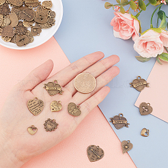 Подвески из сплава на день святого валентина&nbsp;PALLOY-PH0001-06AB