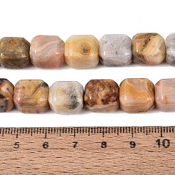 Chapelets de perles en agate fou naturel&nbsp;G-Q608-10B