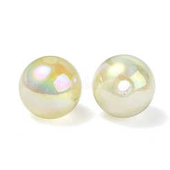 УФ-покрытие радужными переливающимися акриловыми бусинами&nbsp;OACR-F004-04A