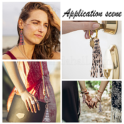 9 шт. 9-х цветные подвески-кисточки из искусственной кожи pu&nbsp;FIND-WR0005-86