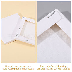 Квадратная роспись по дереву льняные панели&nbsp;DIY-WH0622-483A