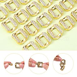 Anelli di collegamento con strass acrilici&nbsp;FIND-CJC0003-31