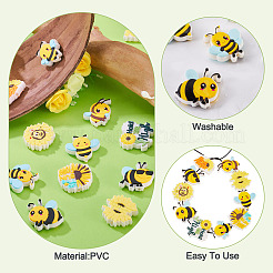 12 Stück PVC-Perlen in 12 Stilen&nbsp;FIND-TA0009-70