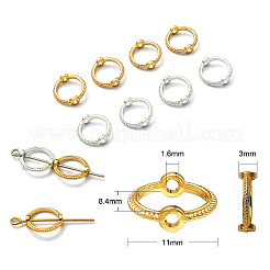 20шт 2 цвета латунные рамки для бусин&nbsp;KK-CJ0001-89