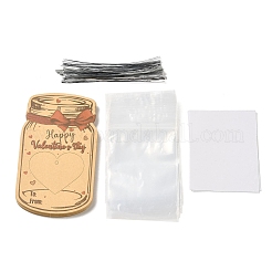 Kits de bricolage de cartes de Saint-Valentin&nbsp;DIY-K070-01