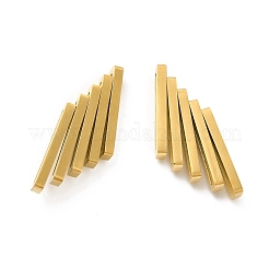 Женские серьги-гвоздики в форме ромба из нержавеющей стали 304 с ионным покрытием (IP)&nbsp;EJEW-A089-05G