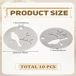 10 шт. подвески из нержавеющей стали 304&nbsp;STAS-LP0003-64