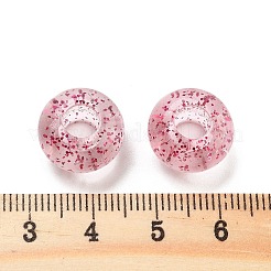 Прозрачного акрилового Европейский бисером&nbsp;TACR-P009-A01-06