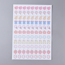 Kunststoff-Schrumpffolienpapier, mit verschiedenen Mustern für Kinder Erwachsene kreative DIY Handwerk, Farbig, 29.7x21x0.03 cm