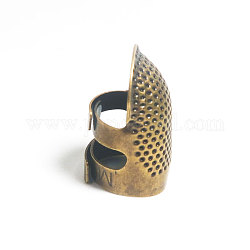 Protège-doigts dé à coudre en laiton, protège-doigt réglable, outils de couture bricolage, bronze antique, 26mm