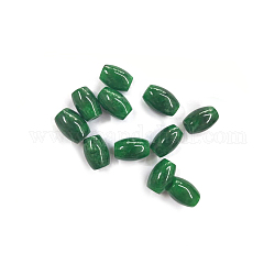 Natürliche myanmarische Jade / burmesische Jadeperlen, Großloch perlen, gefärbt, Oval, 20~25x14~15 mm, Bohrung: 4~5 mm