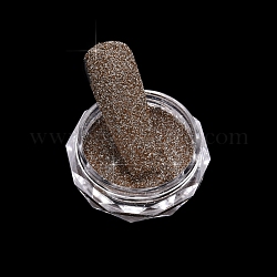 Polvere glitter per unghie, cielo stellato / effetto specchio, decorazione chiodo lucido, goldenrod, scatola: 30x18.5 mm