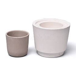 Moldes de taza de gesso, herramientas de modelado, para la fabricación artesanal de cerámica, blanco, 17x14.3 cm