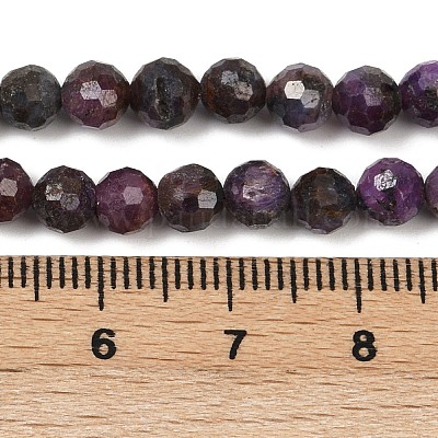 Натуральные рубиновые бисерные пряди&nbsp;G-B121-A01-01A-1